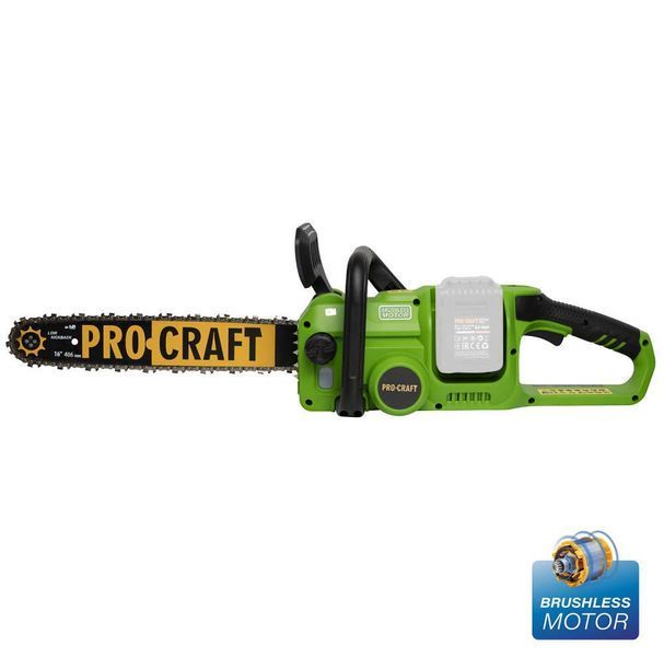 Пила акумуляторна ланцюгова Procraft PCA42/2 (в комплекті 2 АКБ 8А та ЗП) Procraft PCA42/2 фото