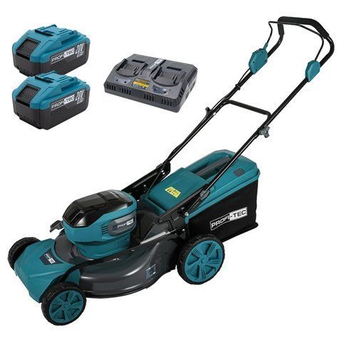 Акумуляторна газонокосарка PROFI-TEC EcoCut 51 Pro (2&times;PT2080EP (8.0 Аг) PROFI-TEC EcoCut 51 Pro фото