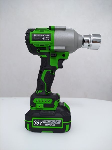 Акумуляторний безщітковий ударний гайковерт FLINKE ФАГ- 850 36V/6A FLINKE ФАГ- 850 36V/6A фото