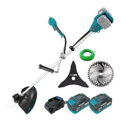 Акумуляторна коса PROFI-TEC PGT4540 POWERLine (2&times;PT2040VX (4.0 Аг), зарядний пристрій) PROFI-TEC PGT4540 фото