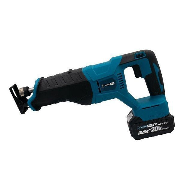 Акумуляторна шабельна пила PROFI-TEC BJR2032BL POWERLine (2 х 20v 4.0 А, зарядний пристрій) PROFI-TEC BJR2032BL фото