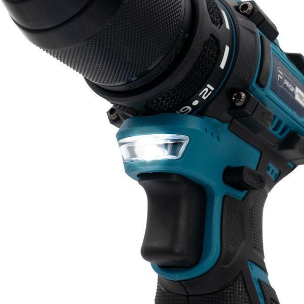 Акумуляторний безщітковий шуруповерт PROFI-TEC PCD35168BL (2&times;PT1620 (2.0 Аг), зарядний пристрій) PROFI-TEC PCD35168BL фото
