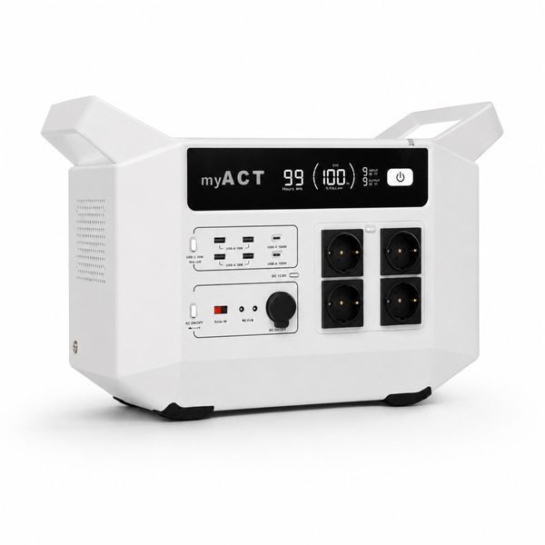 Зарядна станція myACT AP2200,батарея LiFePO4, 2160 Вт&middot;год, (2.2кВт) myACT AP2200 фото