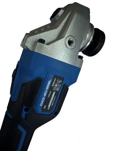Акумуляторна кутова шліфувальна машина REDBO OAG-20/125BL, 20В, 4 А/год REDBO OAG-20/125BL фото
