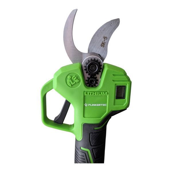 Секатор акумуляторний FLINKERTEC FS-21/30 PRO  &mdash; 2 АКБ 21В 2 А&middot;год + зарядний пристрій FLINKERTEC FS-21/30 PRO фото
