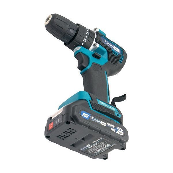 Акумуляторний безщітковий шуруповерт PROFI-TEC PCD4020BL POWERLine (2&times;PT2020 (2.0 Аг), зарядний пристрій) PROFI-TEC PCD4020BL фото