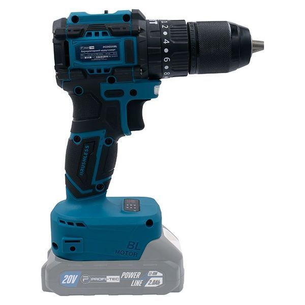Акумуляторний шуруповерт PROFI-TEC PCD5220BL POWERLine (2&times;PT2020MP (2.0 Аг), зарядний пристрій) PROFI-TEC PCD5220BL фото